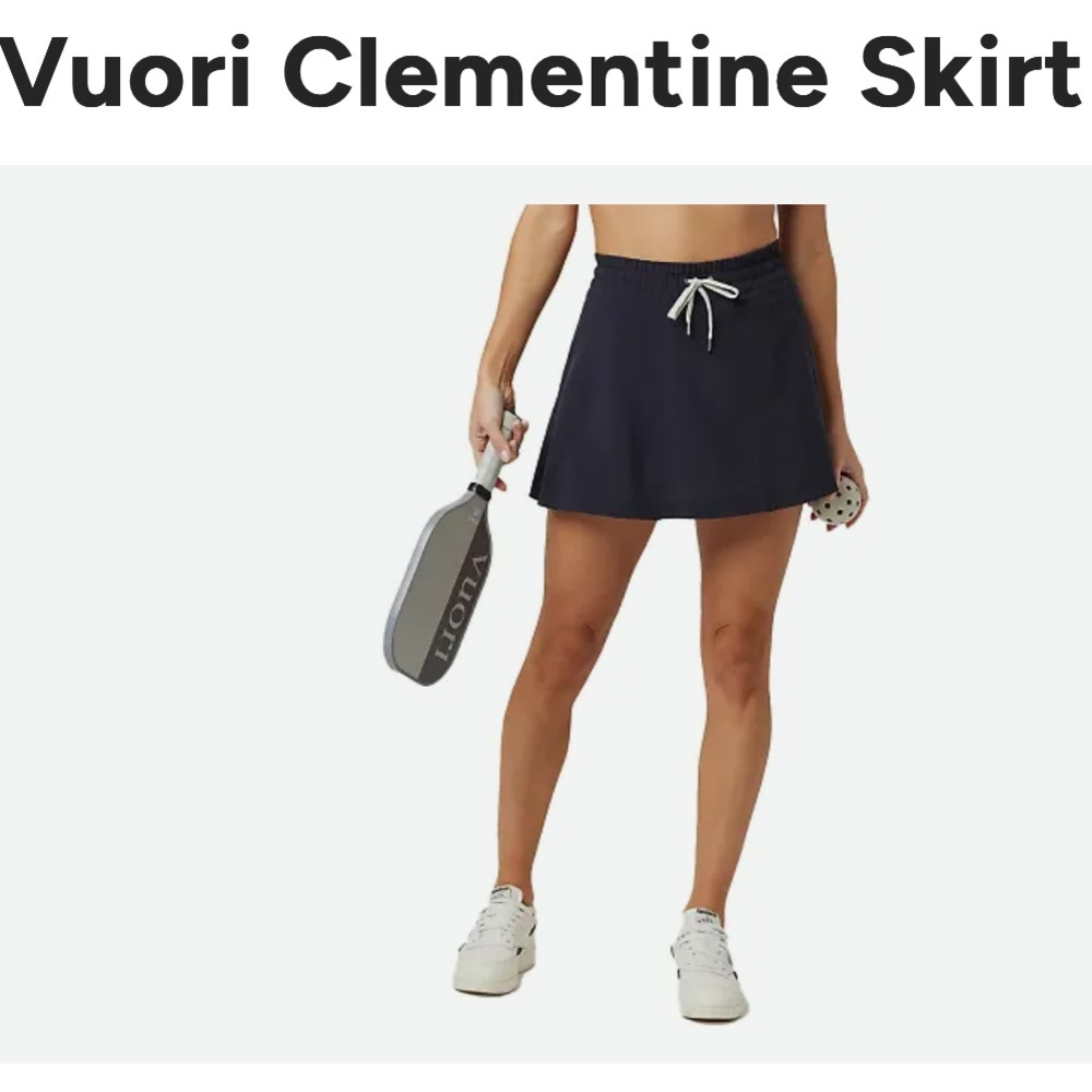 Vuori Clementine Skirt in black size medium